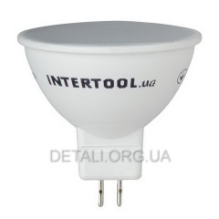 Лампа світлодіодна LED MR16, GU5.3, 5Вт, 150-300В, 4000K, 30000ч, гарантія 3 роки