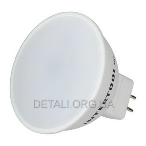 Лампа світлодіодна LED MR16, GU5.3, 5Вт, 150-300В, 4000K, 30000ч, гарантія 3 роки