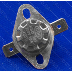 Термореле KSD 301 (195*C 10A, 250V) с кнопкой для утюгов и обогревателей
