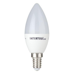 Лампа светодиодная LED C37, E14, 3Вт, 150-300В, 4000K, 30000ч, гарантия 3года. (Свеча)