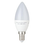 Лампа светодиодная LED C37, E14, 3Вт, 150-300В, 4000K, 30000ч, гарантия 3года. (Свеча)