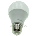 Лампа светодиодная LED A60, E27, 12Вт, 150-300В, 4000K, 30000ч, гарантия 3года