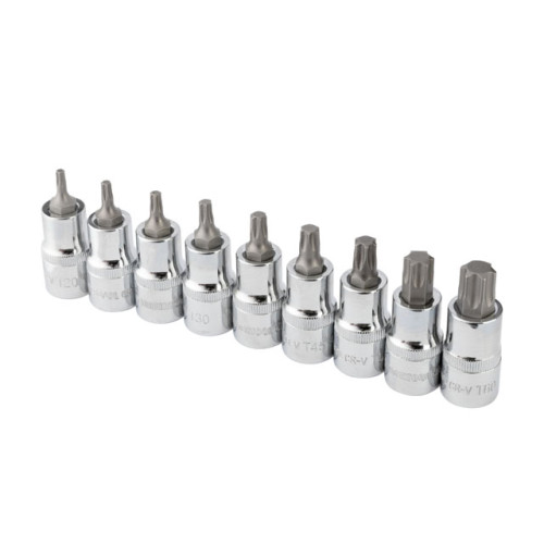 Набор бит TORX 1/2 T20-T60, 55мм, S2, STORM