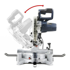Пила торцювальна, 1800 Вт, 5500 об / хв, кут 0-45 °, диск 255мм. 2