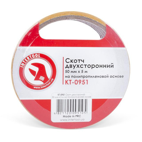 Скотч двухсторонний 50 мм*5 м на полипропиленовой основе