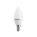 Лампа светодиодная LED C37, E14, 5Вт, 150-300В, 4000K, 30000ч, гарантия 3года. (Свеча)