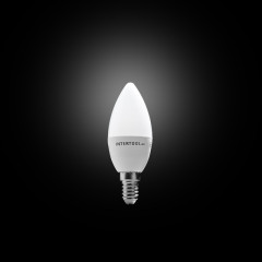 Лампа светодиодная LED C37, E14, 5Вт, 150-300В, 4000K, 30000ч, гарантия 3года. (Свеча) 2