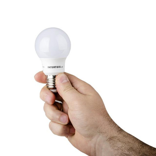 Лампа светодиодная LED A55, E27, 7Вт, 150-300В, 4000K, 30000ч, гарантия 3года