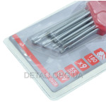 Набор Г-образных ключей TORX 9шт, Т10-Т50, Cr-V