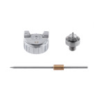 Комплект форсунки 0.8мм для краскопульта LVMP mini PT-0129 (дюза, воздушная головка, игла)
