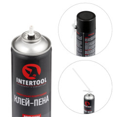 Клей-пена монтажная, всесезонная, 750мл/1000г., 14 м.кв.+, трубочка STORM 2