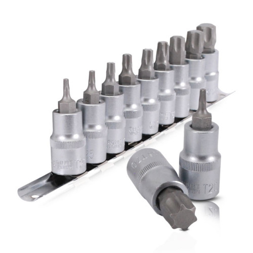 Набор TORX на планке 1/2- Т202530404550556070., 9ед