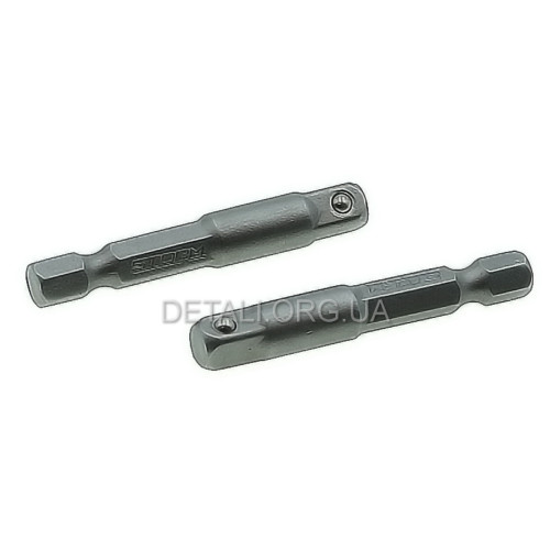 Перехідник з Hex 1/4 на квадрат 1/4 під шуруповерт CR-V уп.2шт INTERTOOL VT-0234
