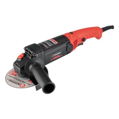 Шлифмашина угловая 860 Вт D круга 125 мм 3000-11000 об/мин INTERTOOL WT-0232