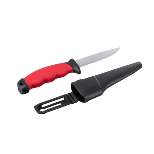 Нож 100мм с чехлом INTERTOOL HT-0536