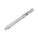Сверло по стеклу и керамике 8мм HEX 1/4 (6.35mm) INTERTOOL SD-0288