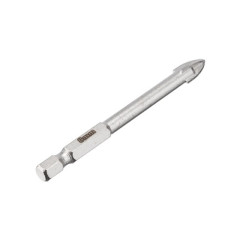 Свердло по склу та кераміці 8мм HEX 1/4 (6.35mm) INTERTOOL SD-0288 2