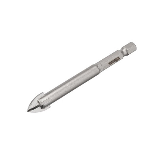 Сверло по стеклу и керамике 10мм HEX 1/4 (6.35mm) INTERTOOL SD-0290