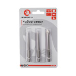 Набор сверл по стеклу и керамике 5+6+8 мм HEX 1/4 (6.35mm) INTERTOOL SD-0293