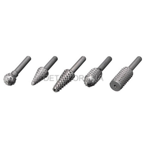 Набор шарошек по дереву 5 шт INTERTOOL BT-0030