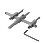 Сверло по кафелю регулируемое 30-120 мм INTERTOOL HT-0338