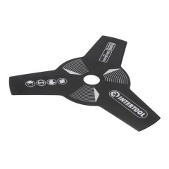 Нож для триммера 3-х зубчатый 255х25.4х1.4 мм INTERTOOL DT-2250 2