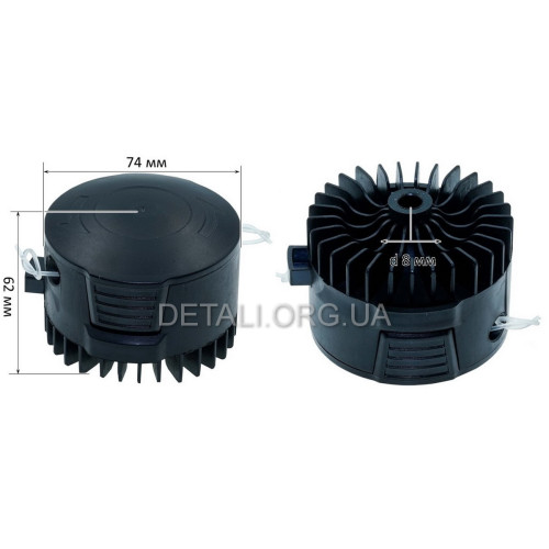 Катушка для триммера DT-2255 диаметр лески 1.6 мм INTERTOOL DT-2256