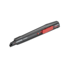 Ніж сегментний 9мм алюмінієвий Storm INTERTOOL HT-0533