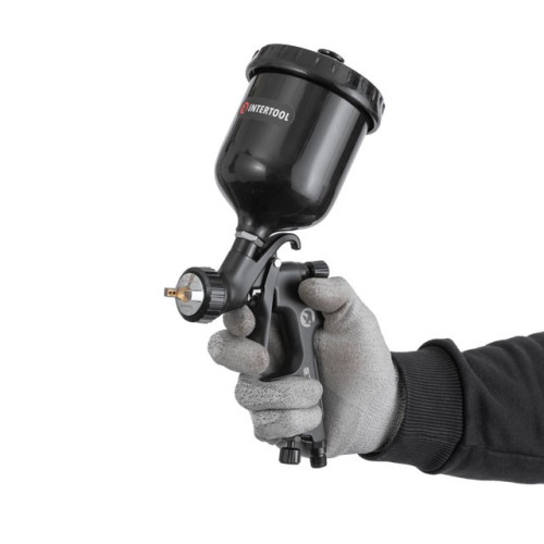 Краскопульт пневматичний HVLP BLACK M-DIAMOND професійний форсунка 1.4мм STORM INTERTOOL PT-0