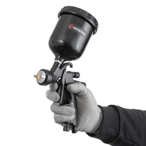 Краскопульт пневматичний HVLP BLACK M-DIAMOND професійний 1.8мм STORM INTERTOOL PT-0168
