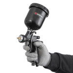 Краскопульт пневматичний HVLP BLACK M-DIAMOND професійний 1.8мм STORM INTERTOOL PT-0168