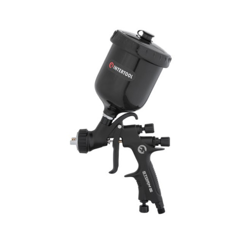 Краскопульт пневматичний HVLP BLACK M-DIAMOND професійний 1.8мм STORM INTERTOOL PT-0168