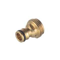 Адаптер латунный на коннектор 1/2 с наружной резьбой 1/2 STORM INTERTOOL GE-1201