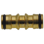 Соединитель латунный на коннектор 1/2*1/2 STORM INTERTOOL GE-1205