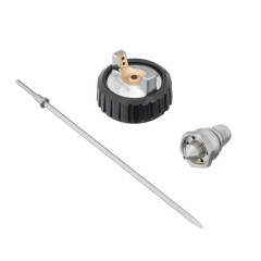 Комплект 1.8 форсунка, повітряна головка, голка до фарбопультів HVLP BLACK M-DIAMOND STORM INTERTOOL 2