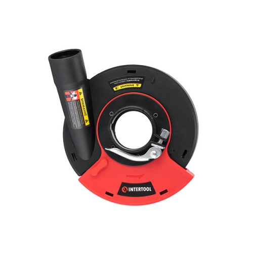 Кожух с пылеотводом под УШМ 125мм для шлифовки INTERTOOL ST-0004