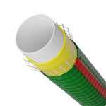 Шланг для води 4-х шаровий 1/2 10м армований PVC INTERTOOL GE-4101