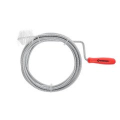 Трос для чистки труб 6мм 3м наконечник- рифленая проволока INTERTOOL HP-1005