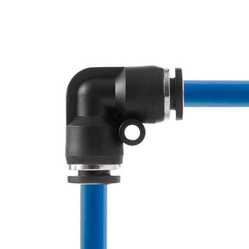 Соединение цанговое L-образное для полиуретановых и др. шлангов 6*6мм INTERTOOL PT-2321