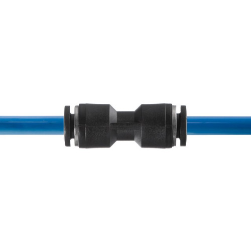 Соединение цанговое прямое для полиуретановых и др. шлангов 6*6мм INTERTOOL PT-2391