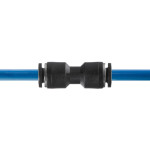 Соединение цанговое прямое для полиуретановых и др. шлангов 6*6мм INTERTOOL PT-2391