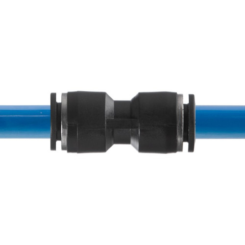 Соединение цанговое прямое для полиуретановых и др. шлангов 10*10мм INTERTOOL PT-2393