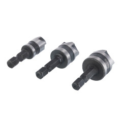 Набор зенкеров 12 16 19 мм 3шт INTERTOOL SD-5005 2