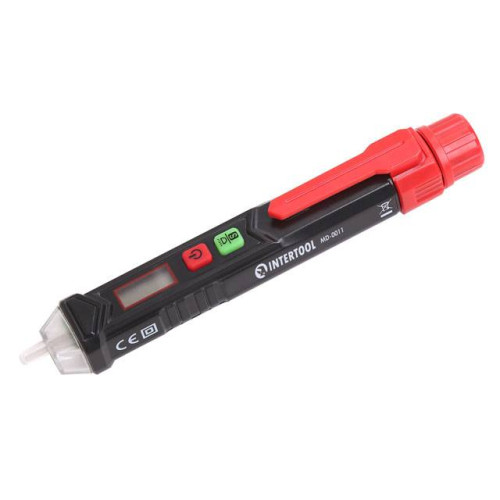 Тестер напряжения бесконтактный LCD дисплей INTERTOOL MD-0011