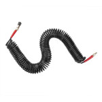 Шланг BLACK M-Flex 5.5х8мм 20м спіральний поліуретановий з поворотним шарніром INTERTOOL PT-1792