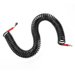 Шланг BLACK M-Flex 8х12мм 20м спиральный полиуретановый c поворотным шарниром INTERTOOL PT-1798