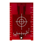 Мишень + очки для лазерного уровня для красного лазера INTERTOOL MT-3066
