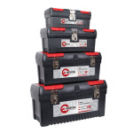 Комплект ящиков для инструментов с метал. замк. 4шт INTERTOOL BX-0004