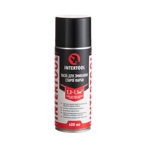 Смывка старой краски аэрозоль 400 мл INTERTOOL FS-0090