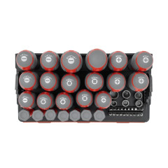 Набор отверток с комплектом насадок 114 ед INTERTOOL VT-3372 2